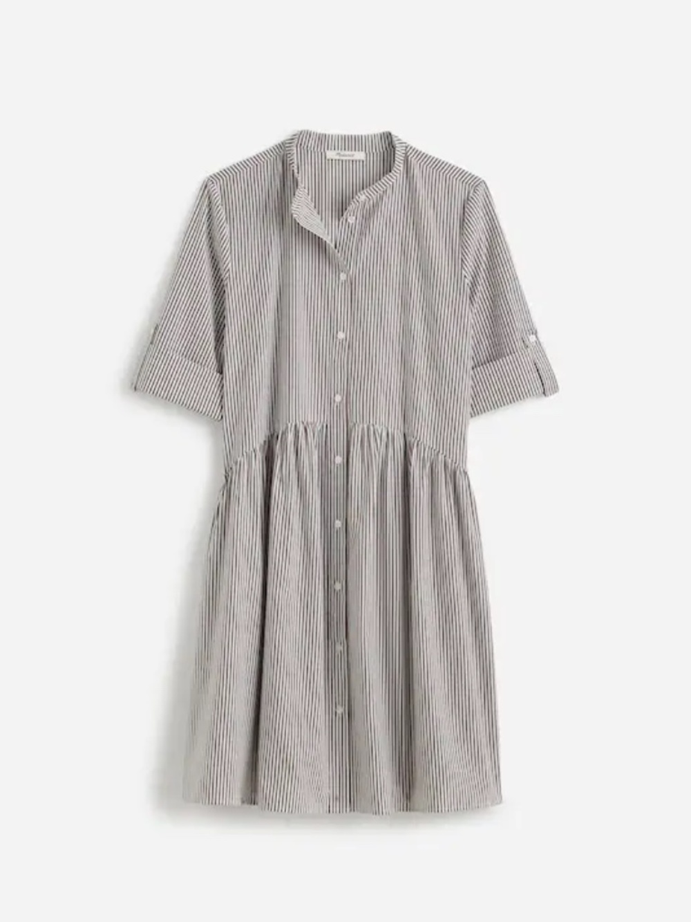 Madewell Button-Front Mini Shirtdress